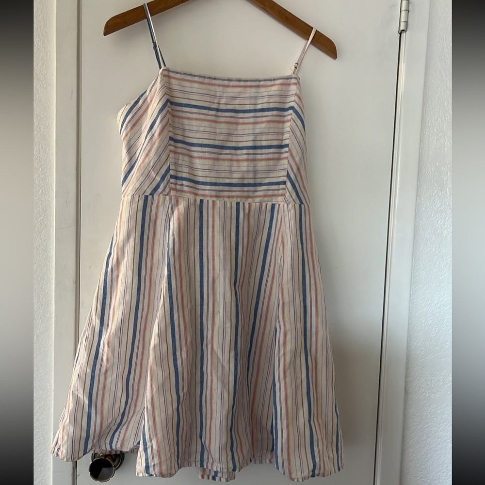 Gap linend stripes Dress